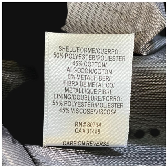 BCBGMAXAZRIA Metallic Gold Crinkle Jacket - Picture 11 of 11